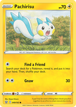 Pachirisu 49/163 — Battle Styles