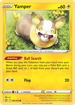 Yamper 52/163 — Battle Styles