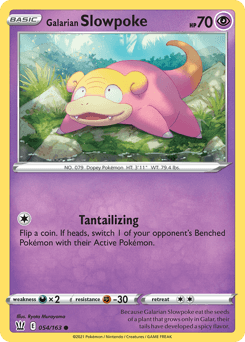 Galarian Slowpoke 54/163 — Battle Styles