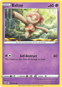 Baltoy 57/163 — Battle Styles