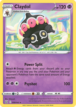 Claydol 58/163 — Battle Styles