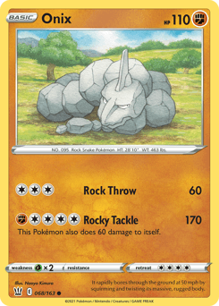 Onix 68/163 — Battle Styles
