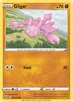 Gligar 71/163 — Battle Styles