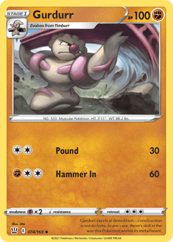 Gurdurr 74/163 — Battle Styles