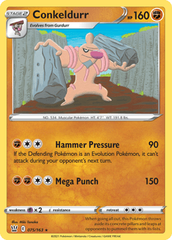 Conkeldurr 75/163 — Battle Styles