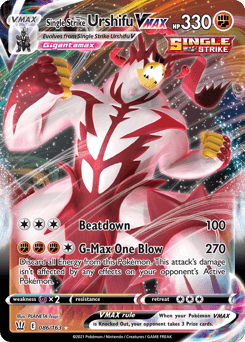 Single Strike Urshifu VMAX 86/163 — Battle Styles