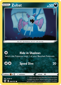Zubat 89/163 — Battle Styles