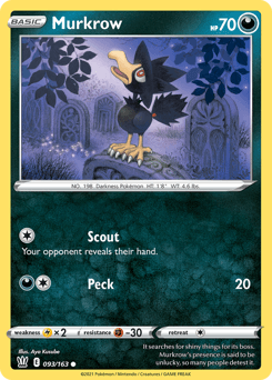 Murkrow 93/163 — Battle Styles