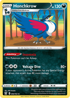 Honchkrow 94/163 — Battle Styles