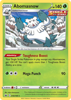 Abomasnow 10/198 — Chilling Reign