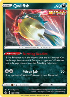 Qwilfish 101/198 — Chilling Reign