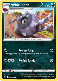 Whirlipede 106/198 — Chilling Reign