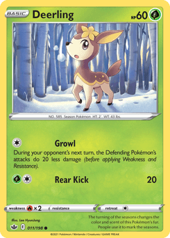 Deerling 11/198 — Chilling Reign