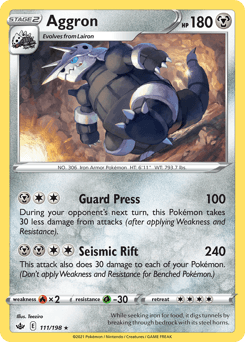 Aggron 111/198 — Chilling Reign