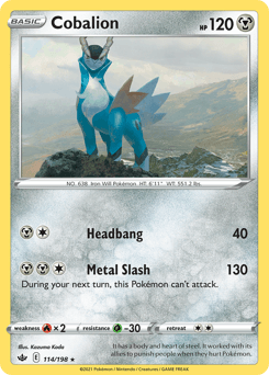 Cobalion 114/198 — Chilling Reign