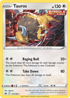 Tauros 115/198 — Chilling Reign