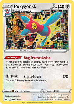 Porygon-Z 118/198 — Chilling Reign