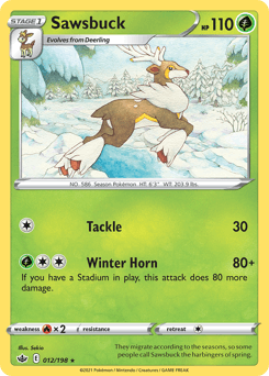 Sawsbuck 12/198 — Chilling Reign