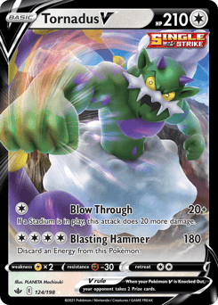 Tornadus V 124/198 — Chilling Reign