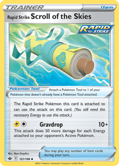 Rapid Strike Scroll of the Skies 151/198 — Chilling Reign