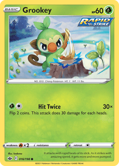 Grookey 16/198 — Chilling Reign