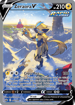Zeraora V 166/198 — Chilling Reign