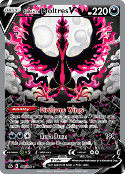 Galarian Moltres V 177/198 — Chilling Reign