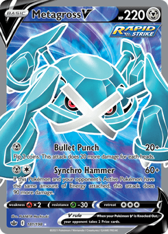 Metagross V 181/198 — Chilling Reign