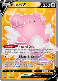 Blissey V 182/198 — Chilling Reign