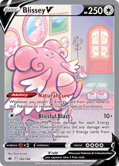 Blissey V 183/198 — Chilling Reign