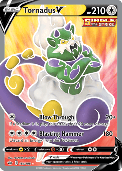 Tornadus V 184/198 — Chilling Reign