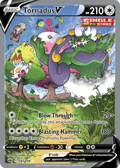 Tornadus V 185/198 — Chilling Reign
