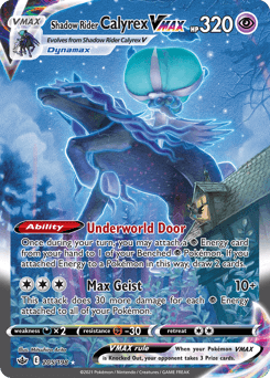 Shadow Rider Calyrex VMAX 205/198 — Chilling Reign