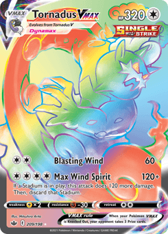 Tornadus VMAX 209/198 — Chilling Reign
