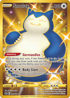 Snorlax 224/198 — Chilling Reign