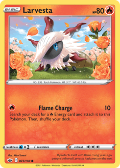 Larvesta 23/198 — Chilling Reign