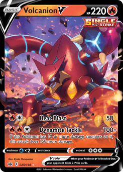 Volcanion V 25/198 — Chilling Reign