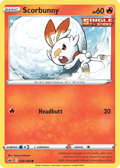 Scorbunny 26/198 — Chilling Reign