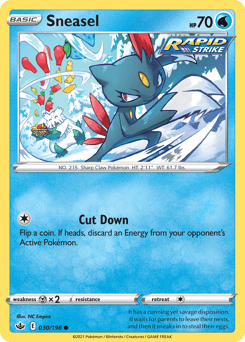 Sneasel 30/198 — Chilling Reign