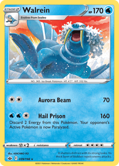 Walrein 39/198 — Chilling Reign
