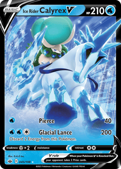 Ice Rider Calyrex V 45/198 — Chilling Reign