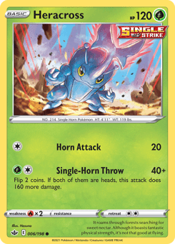 Heracross 6/198 — Chilling Reign