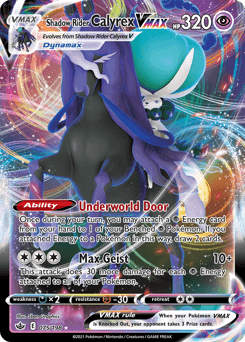 Shadow Rider Calyrex VMAX 75/198 — Chilling Reign