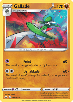 Gallade 81/198 — Chilling Reign