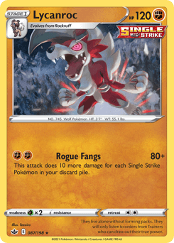 Lycanroc 87/198 — Chilling Reign