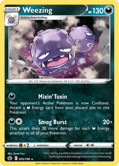 Weezing 95/198 — Chilling Reign