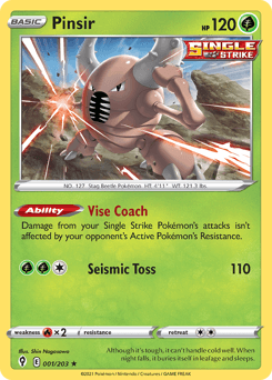 Pinsir 1/203 — Evolving Skies