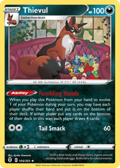 Thievul 105/203 — Evolving Skies