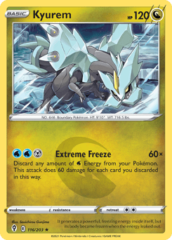 Kyurem 116/203 — Evolving Skies