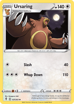 Ursaring 127/203 — Evolving Skies